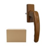 Pimapen PVC Pencere Kolu – Plastik – Altınmeşe/Kahverengi – Model 2 – (200 Adet / 1 Koli)