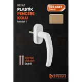 Pimapen PVC Pencere Kolu – Plastik – Beyaz – Model 1 – (200 Adet / 1 Koli)