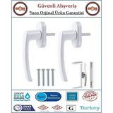 Pimapen Pvc Tekli Pencere Kolu Beyaz - 2 Adet