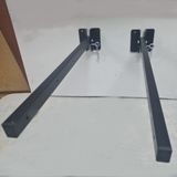 Pimli Katlanır Duvar Tipi Çamaşır Askısı Çamaşır Kurutmalığı - Siyah - 50cm 10cm 10cm