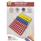 Pimula home 10 adet 100 x 120 cm Kullan At Masa Örtüsü Su Geçirmez aktivite örtüsü - Ser-at Sofra 1 Rulo