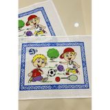 Pimula home 2 Adet 35x45 Yıkanabilir Ilkokul Ve Okul Öncesi Beslenme Örtüsü/bezi_1037-a