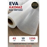 Pimula Home Premium EVA Kaymaz Raf Örtüsü 45x10 Metre – 1250 Gr Ağır Gramajlı Kalın Tok Doku - 45 x 1000