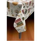 Pimula Home Pvc elyaf tabanlı Silinebilir Muşamba Masa Örtüsü_çydnlk_1232 - Sarı - 140 x 260 cm
