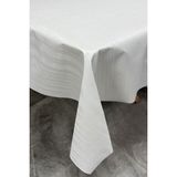 Pimula Home Pvc kaymaz elyaf tabanlı Silinebilir Muşamba Masa Örtüsü_78A - Beyaz - 140 x 200 cm