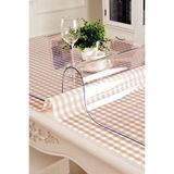 Pimula Home Şeffaf Pvc Kalın Kaymaz Mika Masa Örtüsü Koruyucusu (KOKUSUZ) - 90 x 120 cm - Beyaz