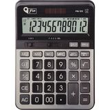 Pin 109 12 Haneli Masaüstü Hesap Makinesi Siyah-Gri Ergonomik Tasarım ve Geniş Ekran
