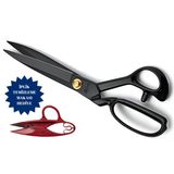Pin-1114 Siyah Saplı Somunlu Kumaş Kesim Makası – 11″ (28 Cm) | Pın-11-11"