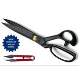 Pin-1124 Siyah Saplı Somunlu Kumaş Kesim Makası – 12″ (30 Cm) | Pın-12-12"