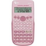 Pin 112P Pembe Fonksiyonel Bilimsel Hesap Makinesi 2 Satır Geniş Ekran ile Ergonomik Tasarım