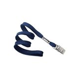 Pin 50 Li Metal Klipsli Lacivert Yaka Kart İpi