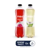 Pin Hibiskus Çayı & Cool Lime Deneme Paketi - Şekersiz & Kalorisiz 6 Adet X 1 Litre Ice Tea