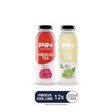 Pin Hibiskus Çayı & Cool Lime - Şekersiz & Kalorisiz 250 Ml X 12 Adet Ice Tea