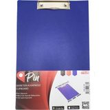 Pin Mavi A4 Kapaksız Sekreterlik 100 Sayfa Kapasiteli PVC Malzemeden Üretilmiştir