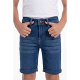 Pina Kids Erkek Çocuk Likralı Kot Şort PNT6011 - 5 Yaş - 000-Mavi