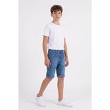 Pina Kids Erkek Çocuk Likralı Kot Şort PNT6011 - 6 Yaş - Açık Mavi
