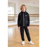 Pina Kids Erkek Çocuk Scuba Atheletic Reglan Kol Kapüşonlu Dalgıç Kumaş Eşofman Takımı ESF7028 - 7 - 8 Yaş - Siyah