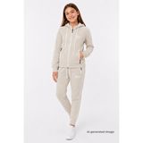 Pina Kids Kız Çocuk Scuba Unlimited Çift Şeritli Kapüşonlu Reglan Kol Dalgıç Kumaş Eşofman Takımı ESF7023 - 7 - 8 Yaş - Krem