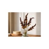 PINALE ART Lüks Gerçek Dokulu Tek Dal Yapay Bitki Kahverengi Astilbe Dalı 85 cm