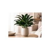 PINALE ART Lüks Tek Dal Yapay Bitki Yeşil Yapraklar 60 cm