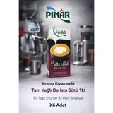 Pınar 1lt Barista Art Süt 6lı