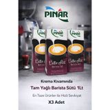 Pınar 1lt Barista Art Süt x 3 adet