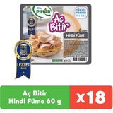 Pınar Aç Bitir Hindi Füme 60 g x 18 Adet - 60 gr