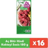Pınar Aç Bitir Hindi Kokteyl Sosis 180 g x 16 Adet - 180 gr