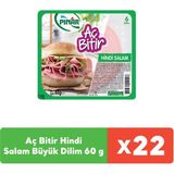 Pınar Aç Bitir Hindi Salam Büyük Dilim 60 g x 22 Adet - 60 gr