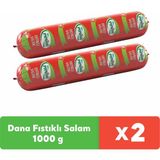Pınar Dana Fıstıklı Salam 1000 g x 2 Adet - 1 kg