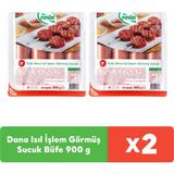 Pınar Dana Isıl İşlem Görmüş Sucuk Büfe 900 g x 2 adet - 900 gr