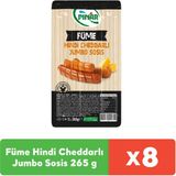 Pınar Füme Hindi Cheddarlı Jumbo Sosis 265 g x 8 Adet - 265 gr