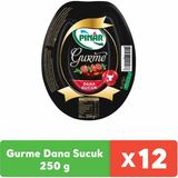 Pınar Gurme Dana Sucuk 250 g x 12 Adet - 250 gr