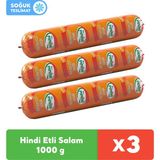 Pınar Hindi Etli Salam 1000 g x 3 Adet - 3 kg