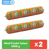 Pınar Hindi Fıstıklı Salam 1000 g x 2 Adet - 1 kg