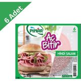 Pınar Hindi Salam Aç Bitir 60 G x 6 Adet Pratik Paket - 1,1 gr