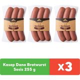 Pınar Kasap Dana Bratwurst Sosis 255 g x 3 adet - 255 gr