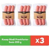 Pınar Kasap Hindi Frankfurter Sosis 255 g x 3 adet - 255 gr