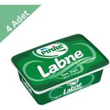 Pınar Labne Pastörize Taze Peynir 180 G x 4 Adet - Hafif ve Pürüzsüz Lezzet - 1 Adet