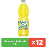 Pınar Limonata Şekersiz 1 L x 12 adet - 1 lt