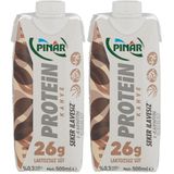 Pınar Protein Kahveli Laktozsuz Süt 500 Ml 2li paket
