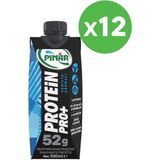 Pınar Protein Pro+ Vanilyalı 500 ml x 12 Adet Laktozsuz Yüksek Proteinli UHT Süt
