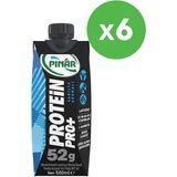 Pınar Protein Pro+ Vanilyalı 500 ml x 6 Laktozsuz Yüksek Proteinli UHT Süt %0,3 Yağlı