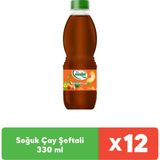 Pınar Soğuk Çay Şeftali 330 ml x 12 Adet - Metal Filtre