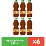 Pınar Soğuk Çay Şeftali 330 ml x 6 Adet - Metal Filtre