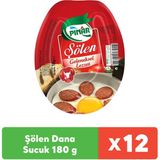 Pınar Şölen Dana Sucuk 180 g x 12 Adet - 180 gr