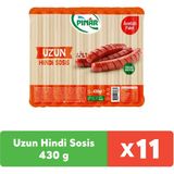 Pınar Uzun Hindi Sosis 430 g x 11 Adet - 430 gr