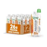 Pınar Yer Fıstıklı ve Muz Aromalı Protein Süt 500 ml 26g Protein, Şeker İlavesiz x 12 Adet
