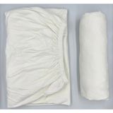 Pınarhome collection Ara Boy Penye Lastikli Çarşaf (120X200) - Krem - 120 x 200