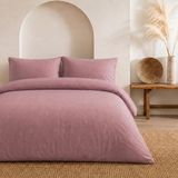 Pınarhome collection Çift Kişilik Nevresim Takımı Alt Çarşafı Lastiklidir (Istenizse Düz De Yapılabilir) - Lila - 200 x 220 cm
